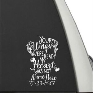 Your wings were ready my heart was not